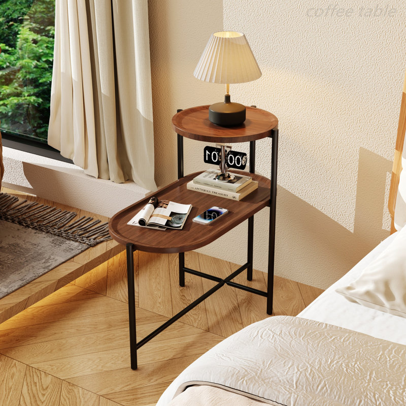 Table d'appoint Gassan Small Tables, Noyer brun