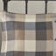 Édredon à chevrons pour très grand lit, 7 pièces, palette neutre, style écossais Buffalo, rembourré, avec édredon, taies décoratives, coussins décoratifs, jupe de lit, lavable à la machine 7 couleurs, design, rembourrage,