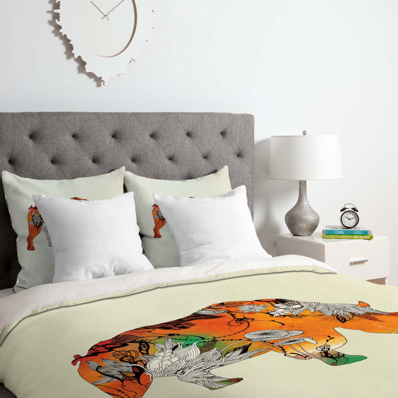 Ensemble de housse de couette Rhino, Housse de couette simple / simple TG et 1 taie dé