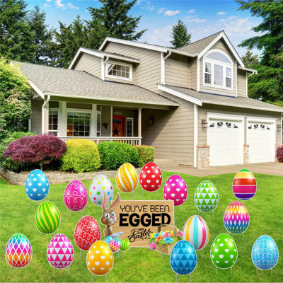 Plastic Staked Easter Garden Stake
