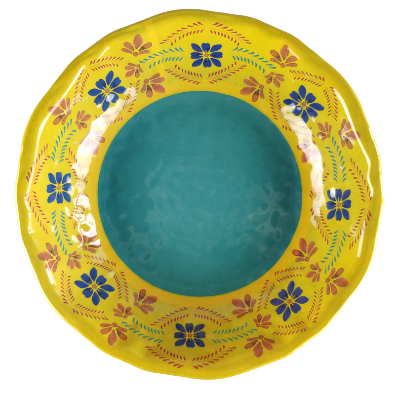 Bol de service en plastique mélaminé Bonita Talavera Western