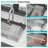 30" Kitchen Sink Waterfall Sink - 30 X 19 X 9 Inch Multifunction Single Bowl 16 Gauge Stainless Steel Ledge Workstation Smart Top Mount Kitchen Sinks