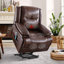 Ensemble de salon inclinable en cuir véritable de qualité supérieure 3 pièces Kyren
