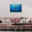 «Diver and an Octopus» par David Fleetham - reproduction de photo sur toile tendue-21181458-67178214