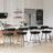 26"H Teddy Fleece Swivel Bar Stools Set Of 2-1705196980