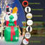 Stocking with Gift Box Christmas Inflatable