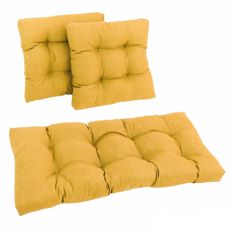 Rainha - Ultra Thick Tufted Floor Pillow - Yellow