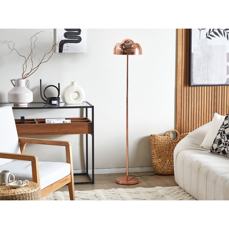 Aakanksha 148cm Traditional Floor Lamp, Copper, Copper