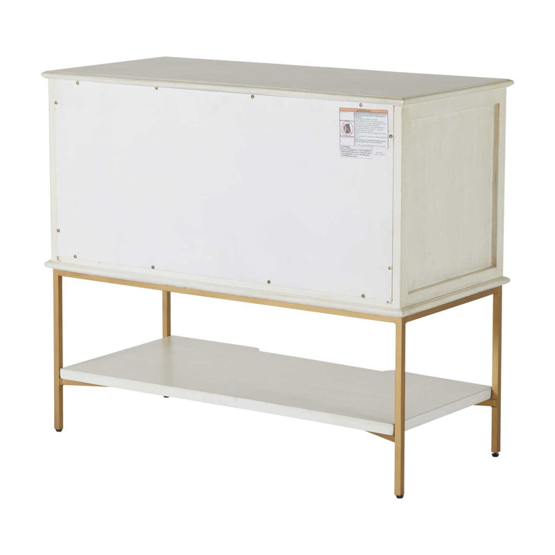 Riggs 2 - Drawer Iron Nightstand