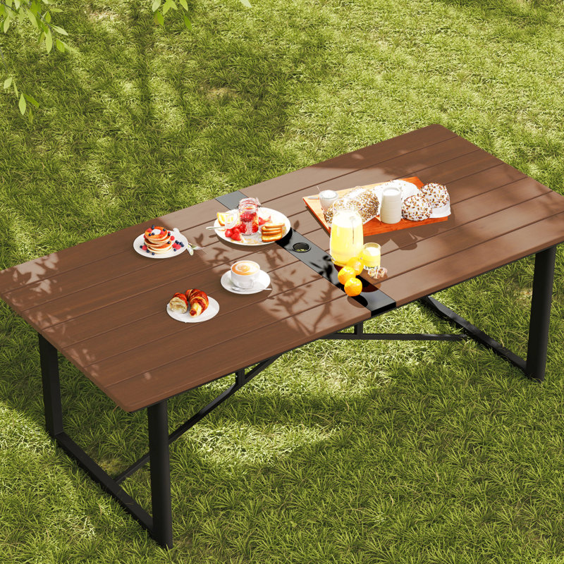 Table de salle à manger d'extérieur Ocanas