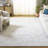 Geraurd 533 Hand Tufted Wool/Cotton Abstract Indoor Use Only Rug in Ivory/Gray-1054091739