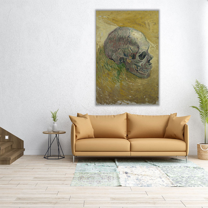 Crâne, 1887 - reproduction d'art sur toile, H 30 po x l 20 po