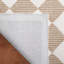 Reauna 300 Hand Tufted Wool/Cotton with Latex Checkered Rug in Beige/Ivory-578472505