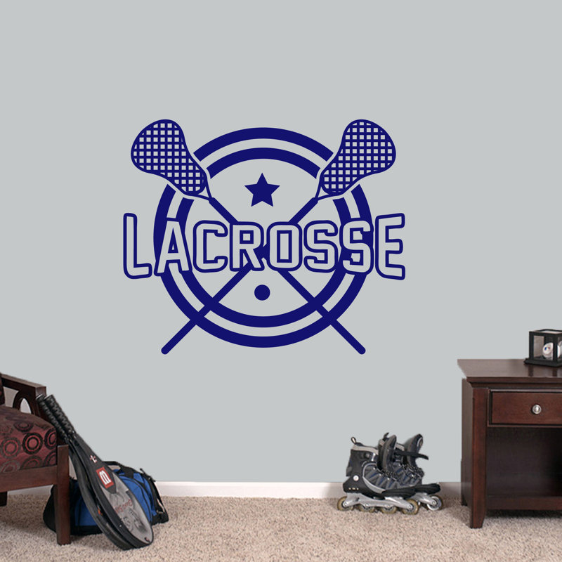 Décalcomanie murale le lacrosse le Bushman, Bleu