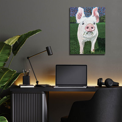 Epic Art 'Milkshake'  by Ashley Justice Acrylic Glass Wall Art, 12" x 16"