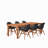 Anautica Rectangular Long Eucalyptus Dining Set