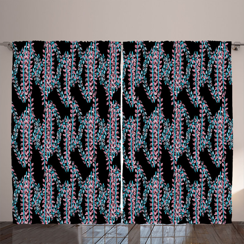 Semi Sheer Curtain Pair