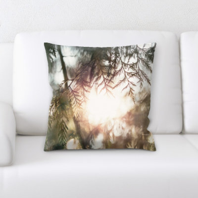 Illuminated Microsuede Reversible Throw Pillow