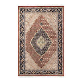 Classic One-of-a-Kind 4' X 6'2" Hand Knotted Area Rug