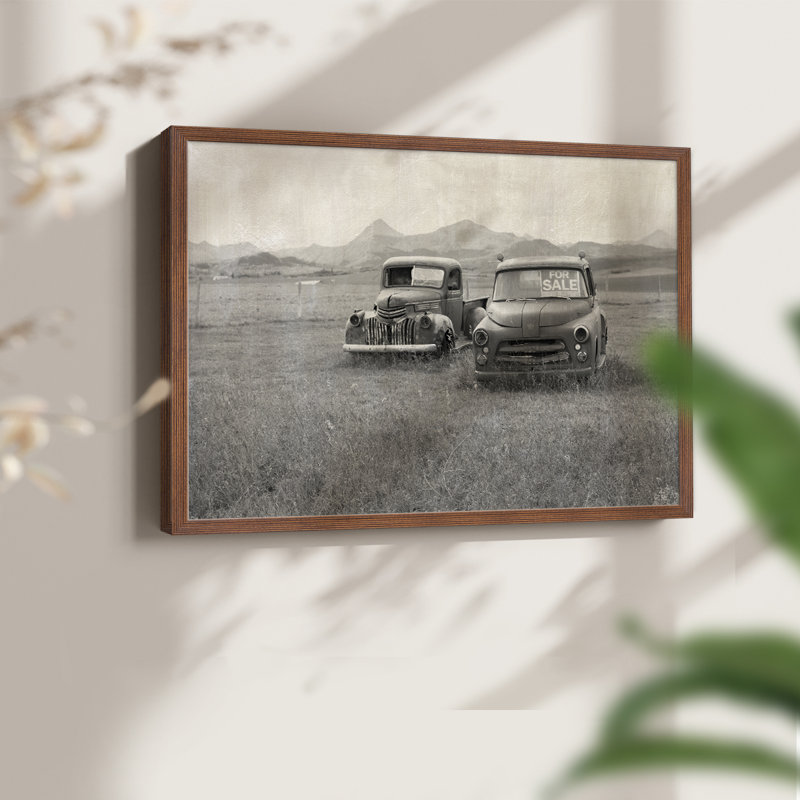 À vendre - Reproduction encadrée - Restickable, Noyer, H 16 po x l 20 po