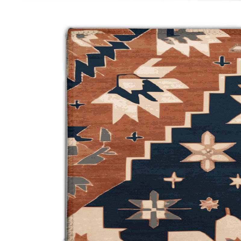 Tapis turc intérieur et extérieur brun, Rectangulaire 2 pi x 3 pi