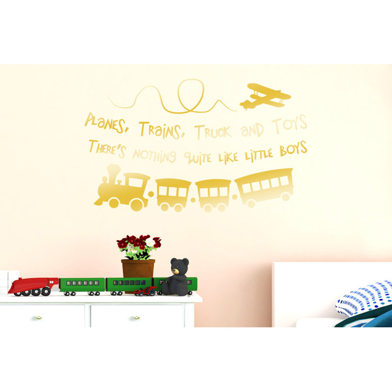 Wall Decal, Large, Shiny Gold