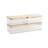 Thomas Martha Stewart Stackable Plastic Storage Box Set with Wooden Lids-90702305
