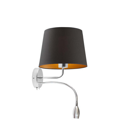 Gedral Steel LED Armed Sconce