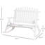 Chaise berçante White Garden