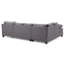 Modern Sofa Glory Furniture Malone Sectional 3 Boxes-117161572