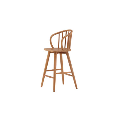 Bornstein Teak Wood Outdoor 72 cm Stool