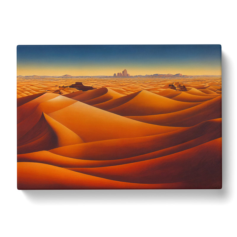 Golden Sand Desert Vol.2 - Wrapped Canvas, 35cm H x 50cm W x 3cm D