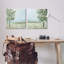 «Bright Spring Field Landscape», ensemble de 2 reproductions d'art sur toile par June Erica Vess-1384967519