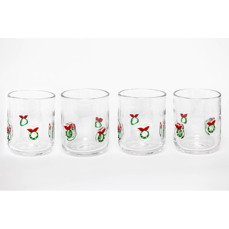 Couronne en verre, ensemble de 4