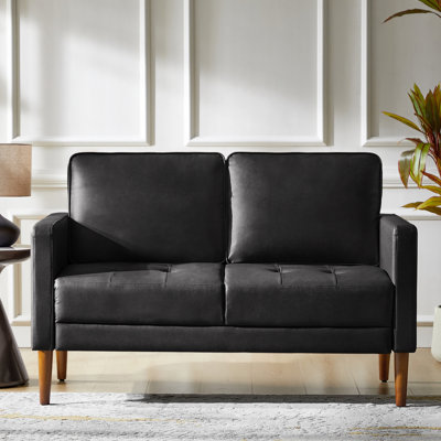 53 " Faux Leather Loveseat