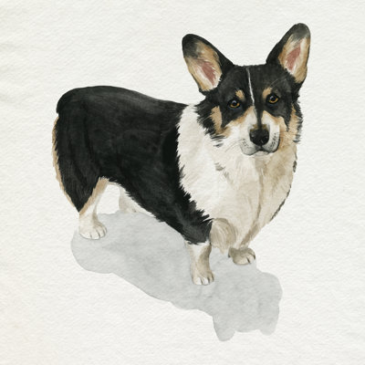 Pup For The Queen I by Grace Popp - Wrapped Canvas Painting