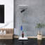 Vitrine en verre, vitrine avec 4 tablettes