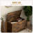 29.9" Storage Chest W/ 2 Safety Hinges, Wooden Box-1973771017