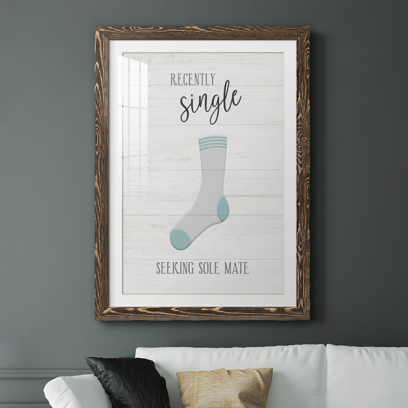 Simple - imprimé, Papier, cadre noyer, H 37,5 po x l 27,5 po x P 1,5 po