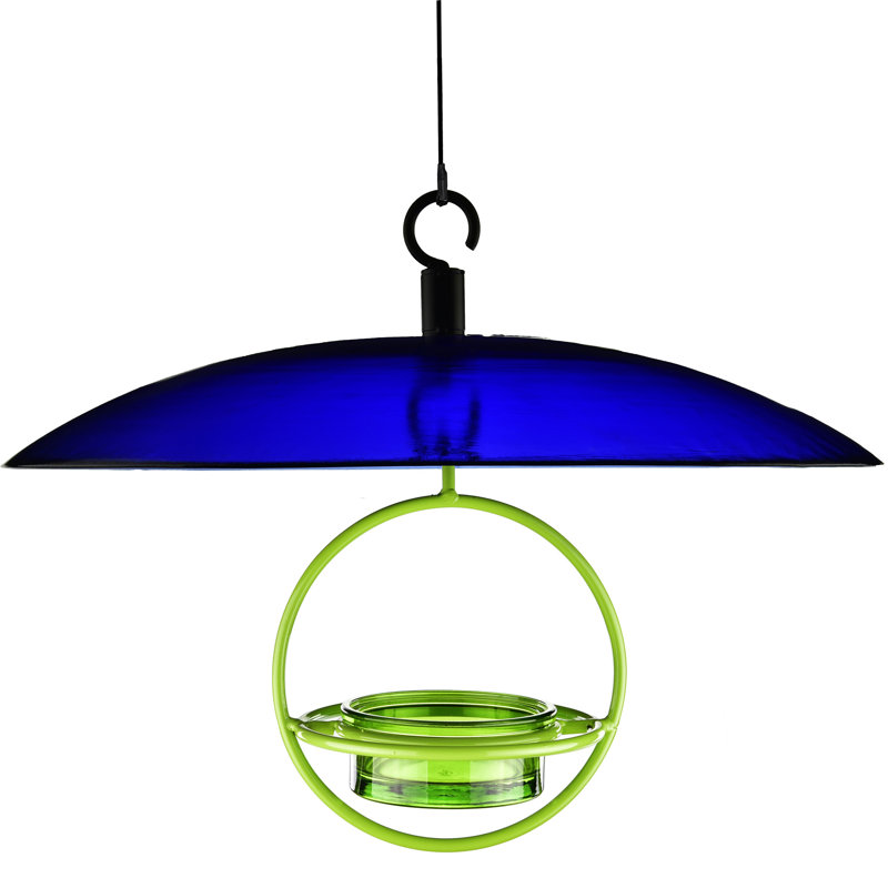 Dôme en verre recyclé Dareece, Bleu de cobalt