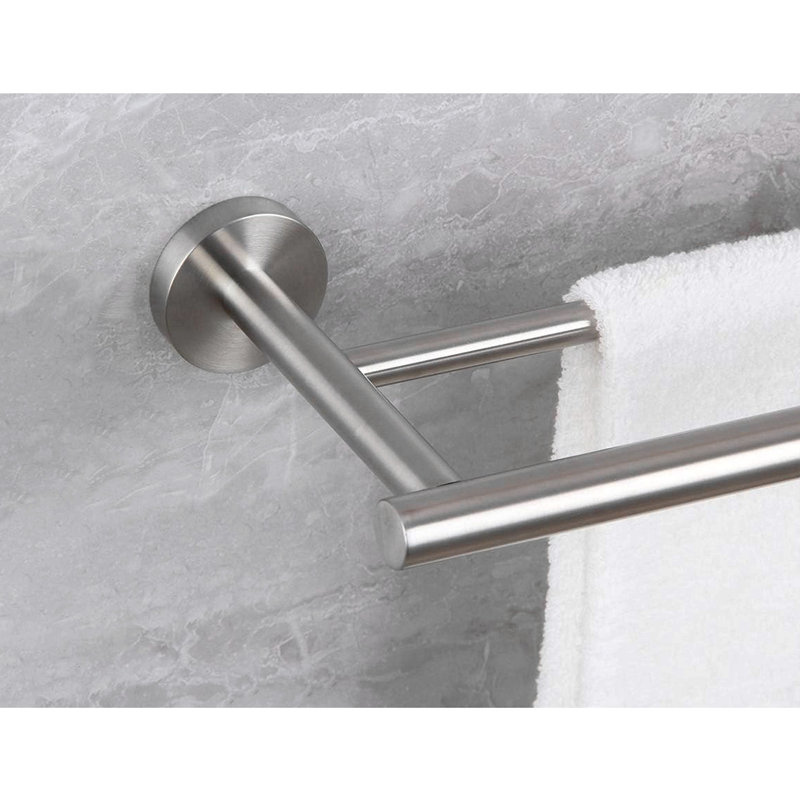 Porte-serviettes mural 23,6 po, Nickel brossé