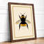 Bumblebee Study Botanical - Framed Print-870436923-870436926