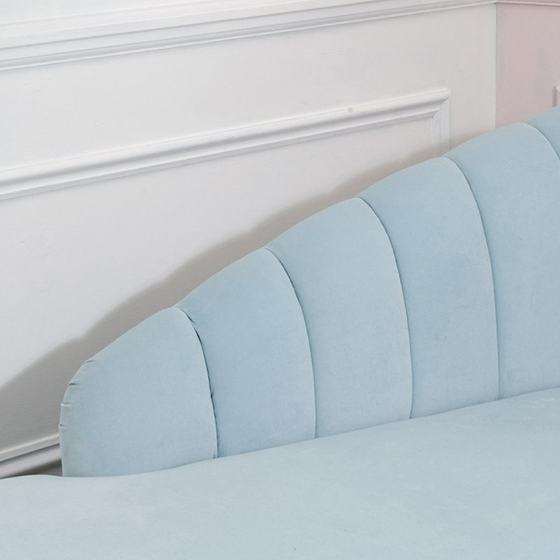 Chaise longue rembourrée Lezley, Accoudoir à droite (vu de face)