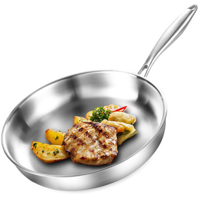 30cm Tri-Ply Stainless Steel Frying Pan
