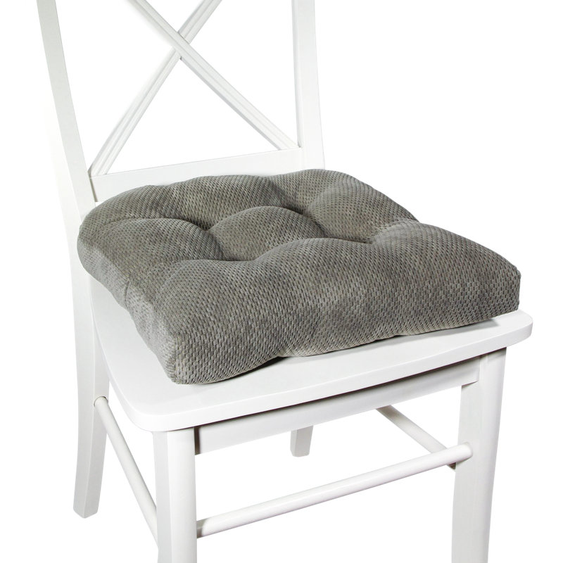 Delano Outdoor 4'' Dining Chair Chair Pad, Gray