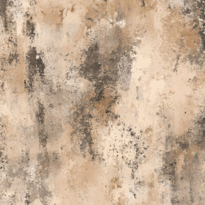 Peel and Stick Wallpaper Abstract Beige Concrete Wall Rustic Contact Paper Removable Self Adhesive Wall Mural Wall Decor for Bedroom Kitchen Cabinets 17.7in x 118in
