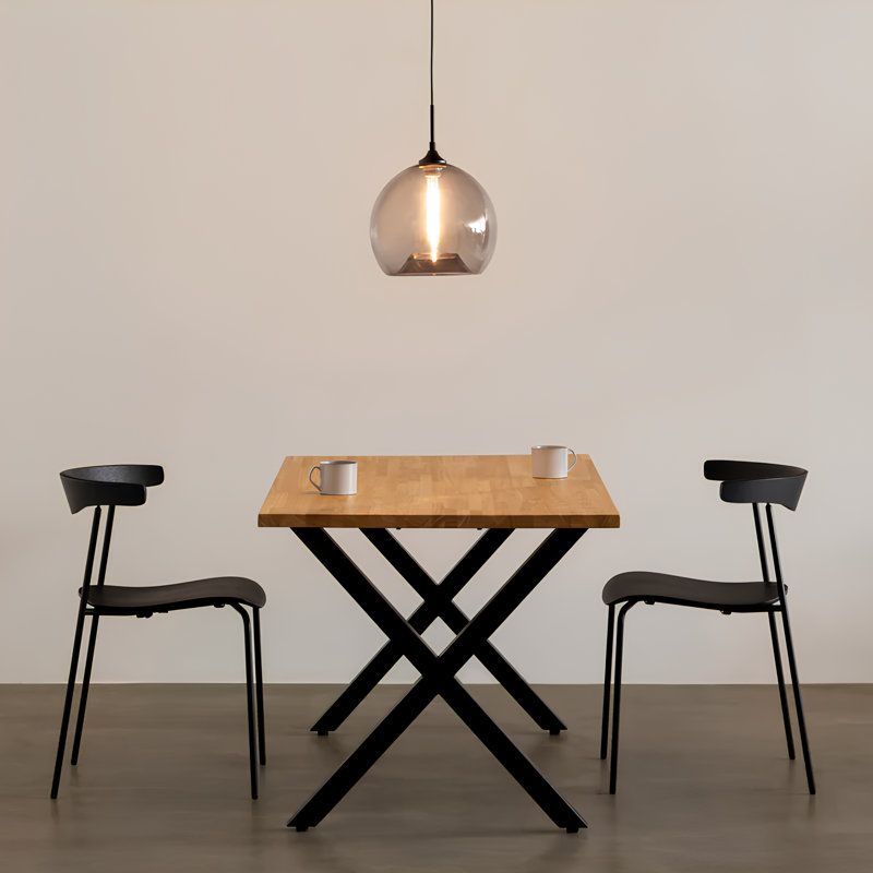 Industrial Vintage Pendant Light – E27 Ceiling Lamp with Colourful Glass Shade, Loft Bar Hanging Fixture & DIY Chandelier