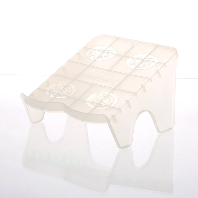 2 Pair Shoe Rack, Frosty White
