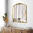 Kiany Metal Arched Mirror Vintage Mirror with Ornate Frame-668868099-658924789