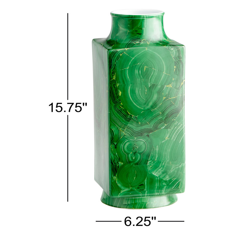 Jaded Ceramic / Porcelain Table Vase